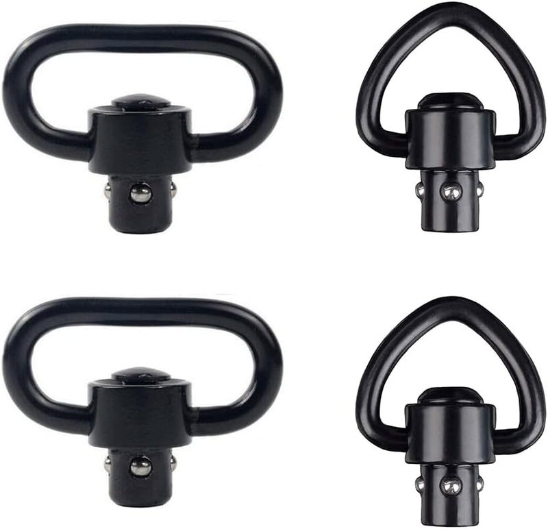 TPO QD Sling Swivel Mount 1" Heavy Duty D-Loop Picatinny Rail QD Sling Swivels Quick Detach/Release for Two Point Sling - Image 1
